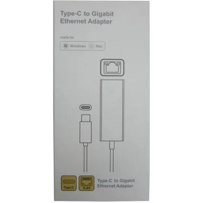 Адаптер USB-C to RJ45 Ethernet 1000Mbps Dynamode (DM-AD-GLAN-C) - мініатюра 9