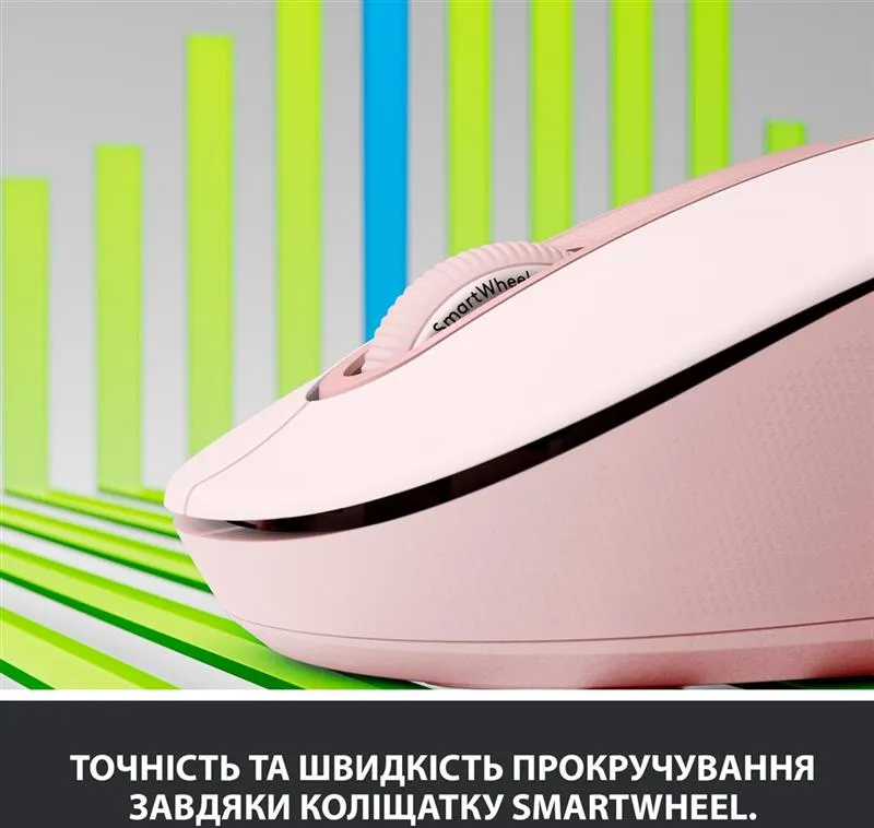 Миша бездротова Logitech Signature M650 Rose (910-006254) - мініатюра 2