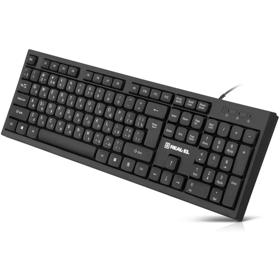Клавіатура REAL-EL RK-510 Black - мініатюра 6