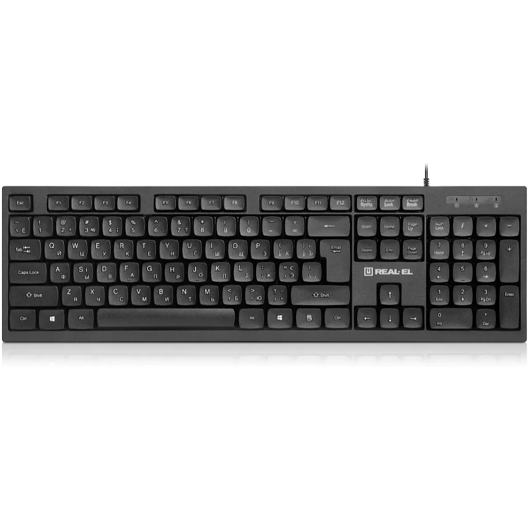 Клавіатура REAL-EL RK-510 Black - мініатюра 8