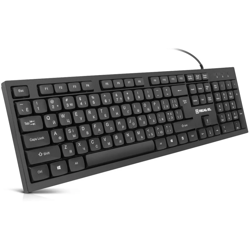 Клавіатура REAL-EL RK-510 Black - мініатюра 9