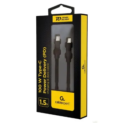 Дата кабель USB-C to USB-C 1.5m 100W Cablexpert (CC-USB2-CMCM100-1.5M) - мініатюра 2