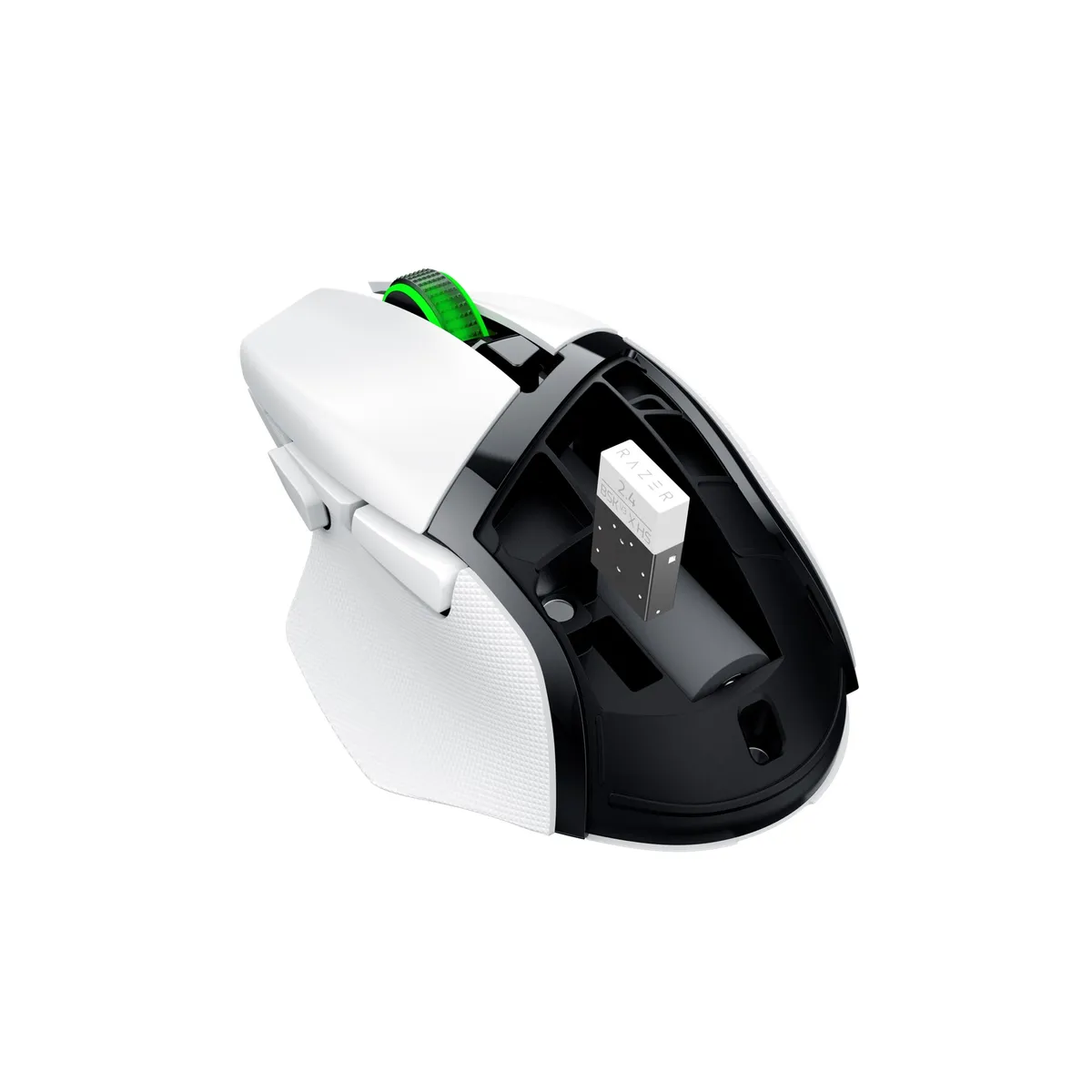 Миша бездротова Razer Basilisk V3 X Hyperspeed White (RZ01-04870300-R3G1) - мініатюра 5