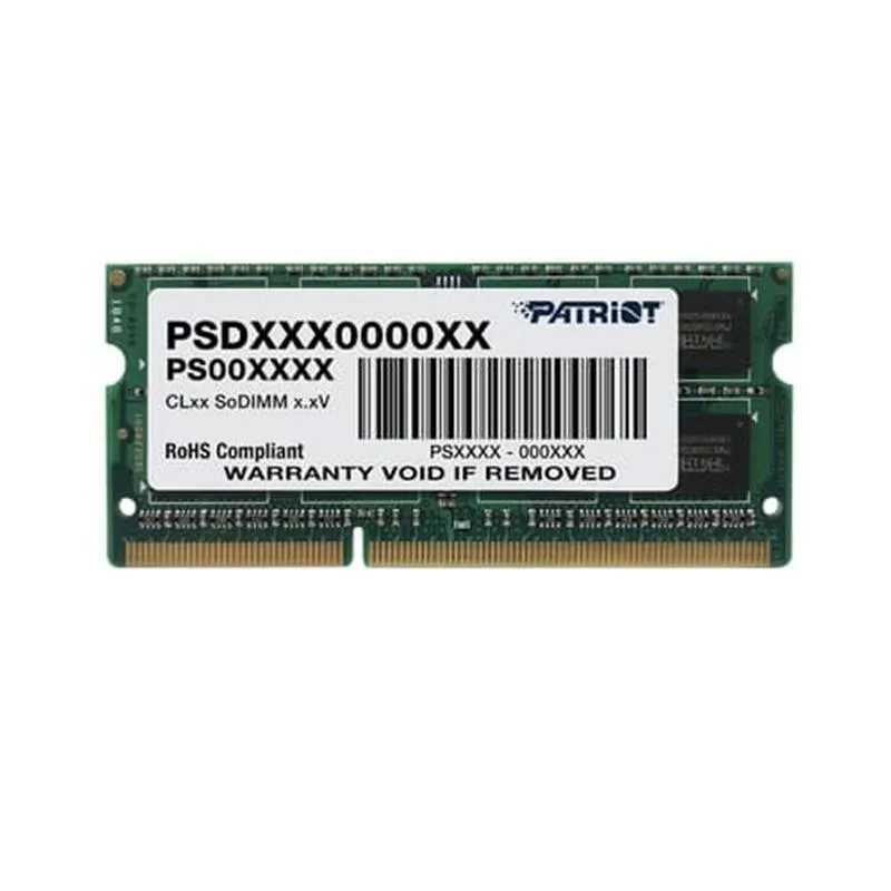Модуль пам`яті SO-DIMM 4GB/1600 DDR3 Patriot Signature Line (PSD34G16002S) - зображення 1