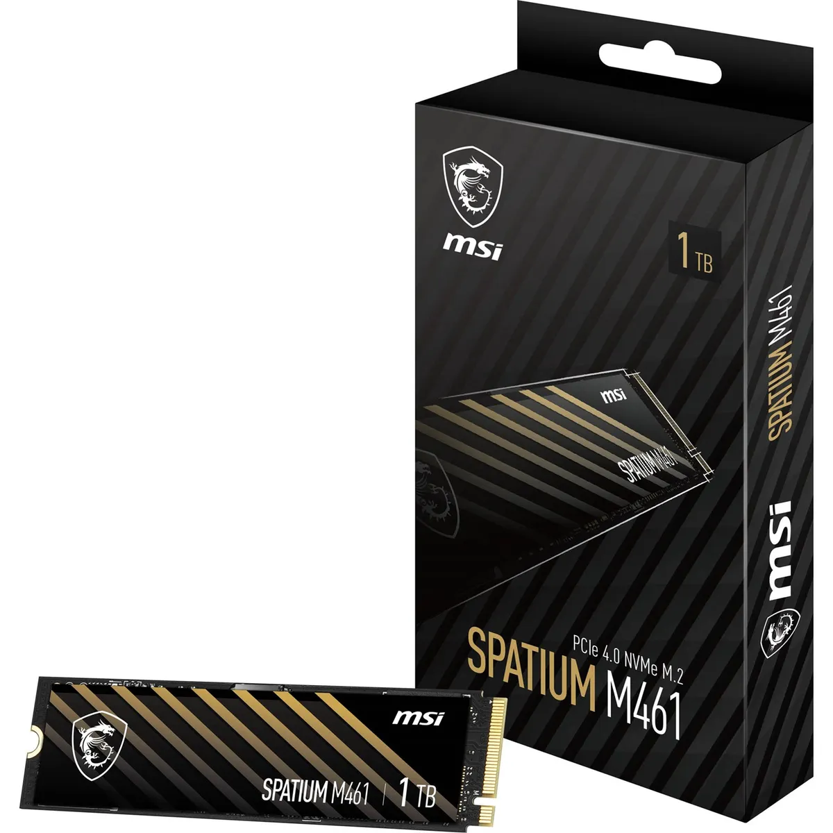 Накопичувач SSD 1TB MSI Spatium M461 M.2 2280 PCIe 4.0 x4 NVMe 3D NAND TLC (S78-440L1D0-P83) - мініатюра 5