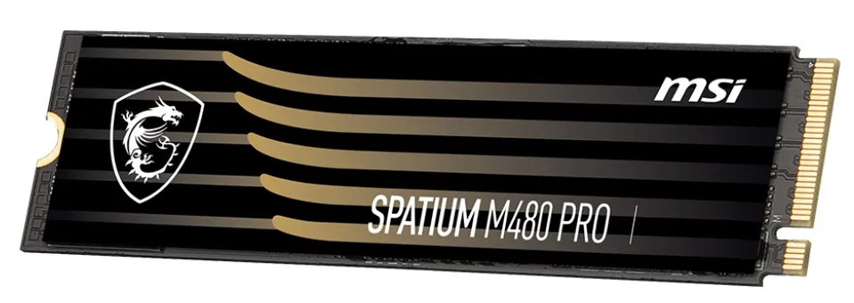 Накопичувач SSD 2TB MSI Spatium M480 Pro M.2 2280 PCIe 4.0 x4 NVMe 3D NAND TLC (S78-440Q600-P83) - зображення 1