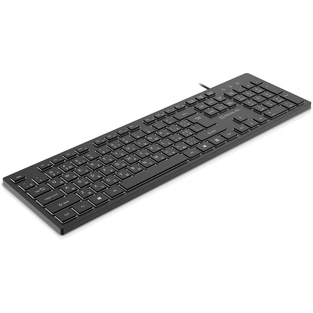 Клавіатура REAL-EL RK-7050 Black - мініатюра 9