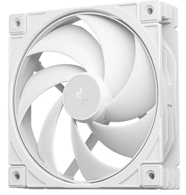 Вентилятор Deepcool FD12 V2 білий для корпусу 120x120x25мм, HB, 500~2500±10% об/хв, - зображення 1