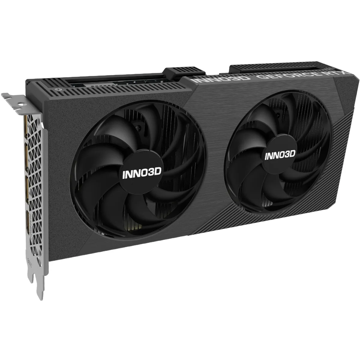 Відеокарта GeForce RTX 5060, Inno3D, Twin X2 OC V2, 8Gb GDDR7, 128-bit, HDMI/3xDP, 2527/28000 MHz, 8-pin (N50602-08D7X-195071N) - мініатюра 2