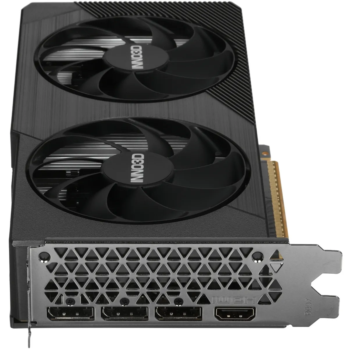 Відеокарта GeForce RTX 5060, Inno3D, Twin X2 OC V2, 8Gb GDDR7, 128-bit, HDMI/3xDP, 2527/28000 MHz, 8-pin (N50602-08D7X-195071N) - мініатюра 3