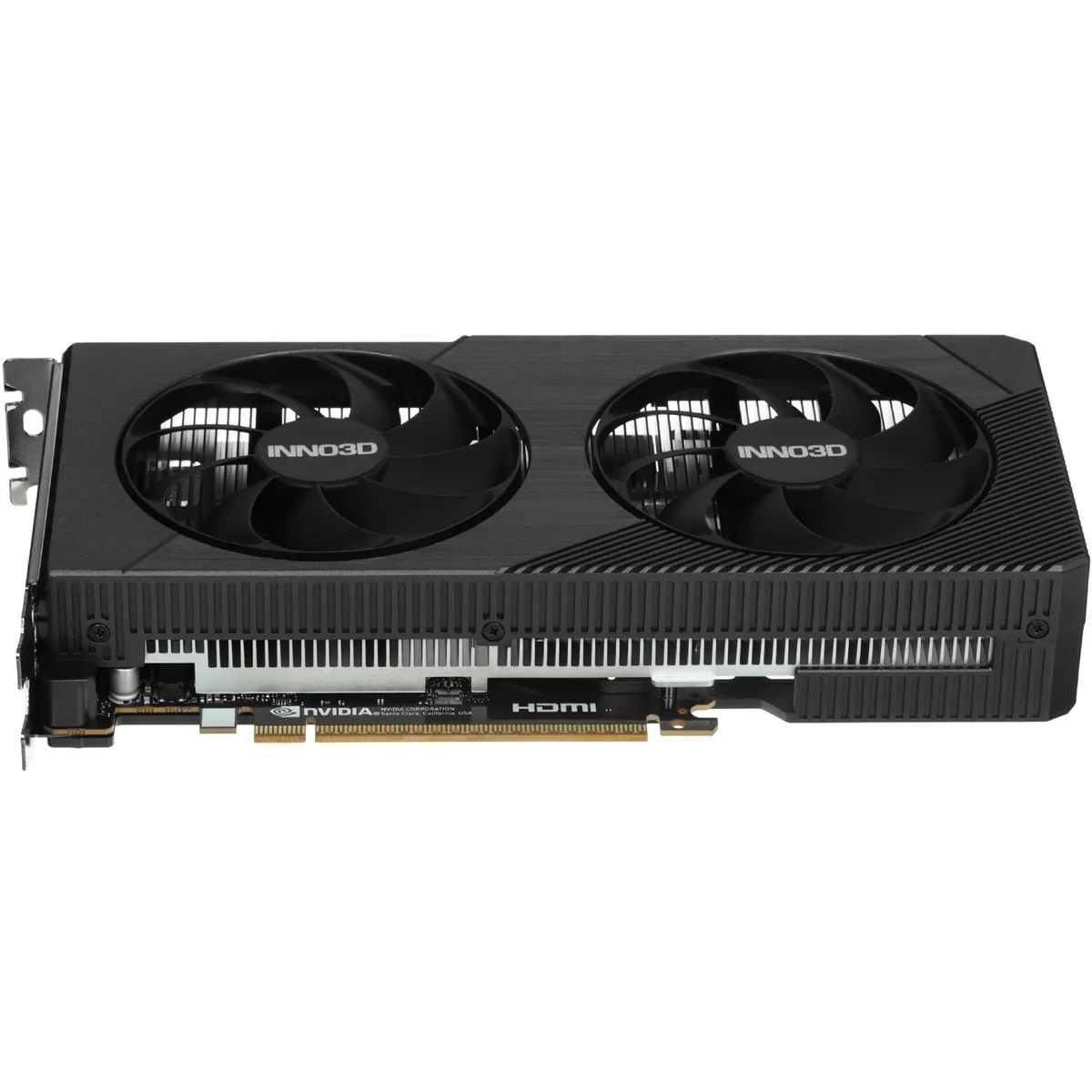 Відеокарта GeForce RTX 5060, Inno3D, Twin X2 OC V2, 8Gb GDDR7, 128-bit, HDMI/3xDP, 2527/28000 MHz, 8-pin (N50602-08D7X-195071N) - мініатюра 5