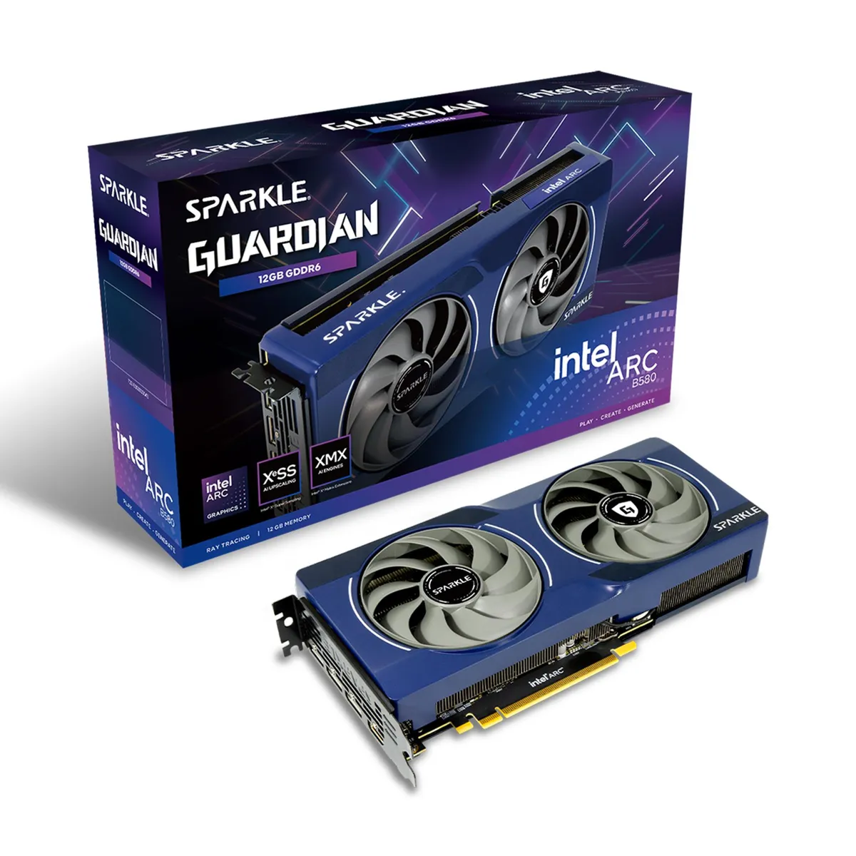 Відеокарта PCIE8 ARC B580 12GB GDDR6 SB580G-12G SPARKLE - мініатюра 5