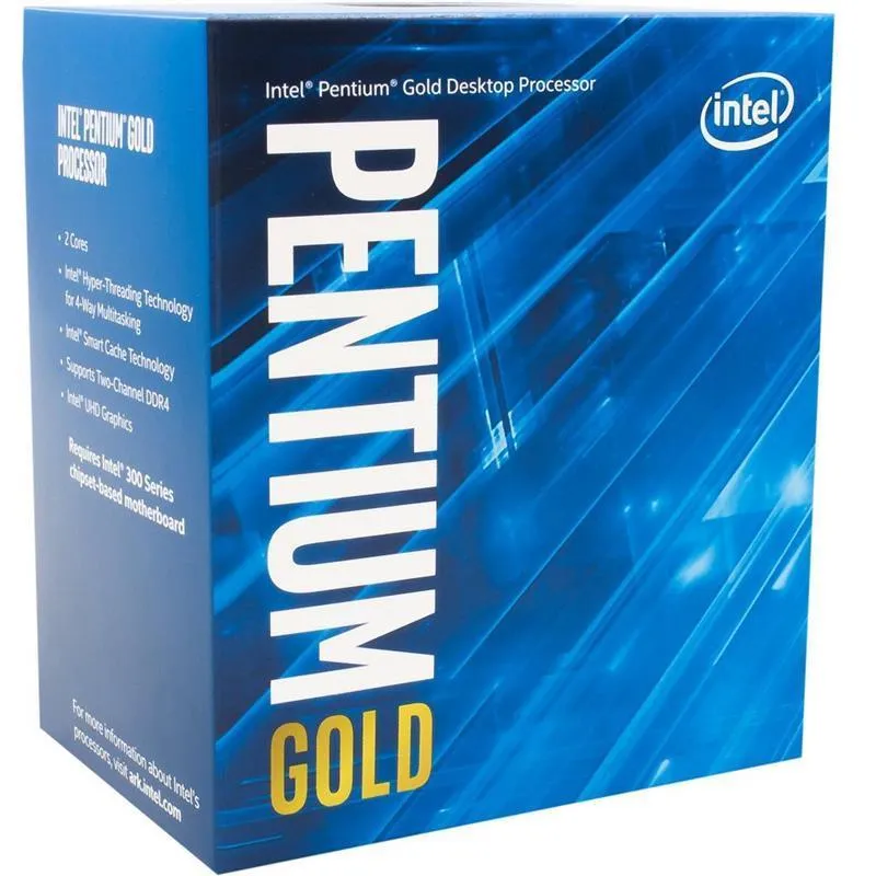 Процесор Intel Pentium Gold G6400 4.0GHz (4MB, Comet Lake, 58W, S1200) Box (BX80701G6400) - мініатюра 2