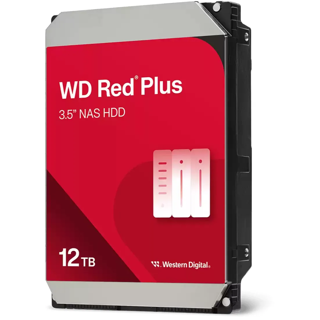 Накопичувач HDD SATA 12.0TB WD Red Plus 7200rpm 256MB (WD120EFBX) - зображення 1