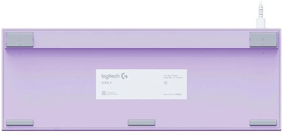 Клавiатура Logitech G316 X 98 Tactile Lilac (920-014257) - мініатюра 5