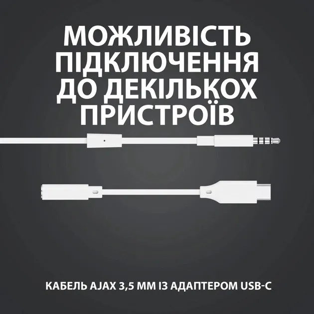 Гарнітура Logitech G333 White (981-000930) - мініатюра 14