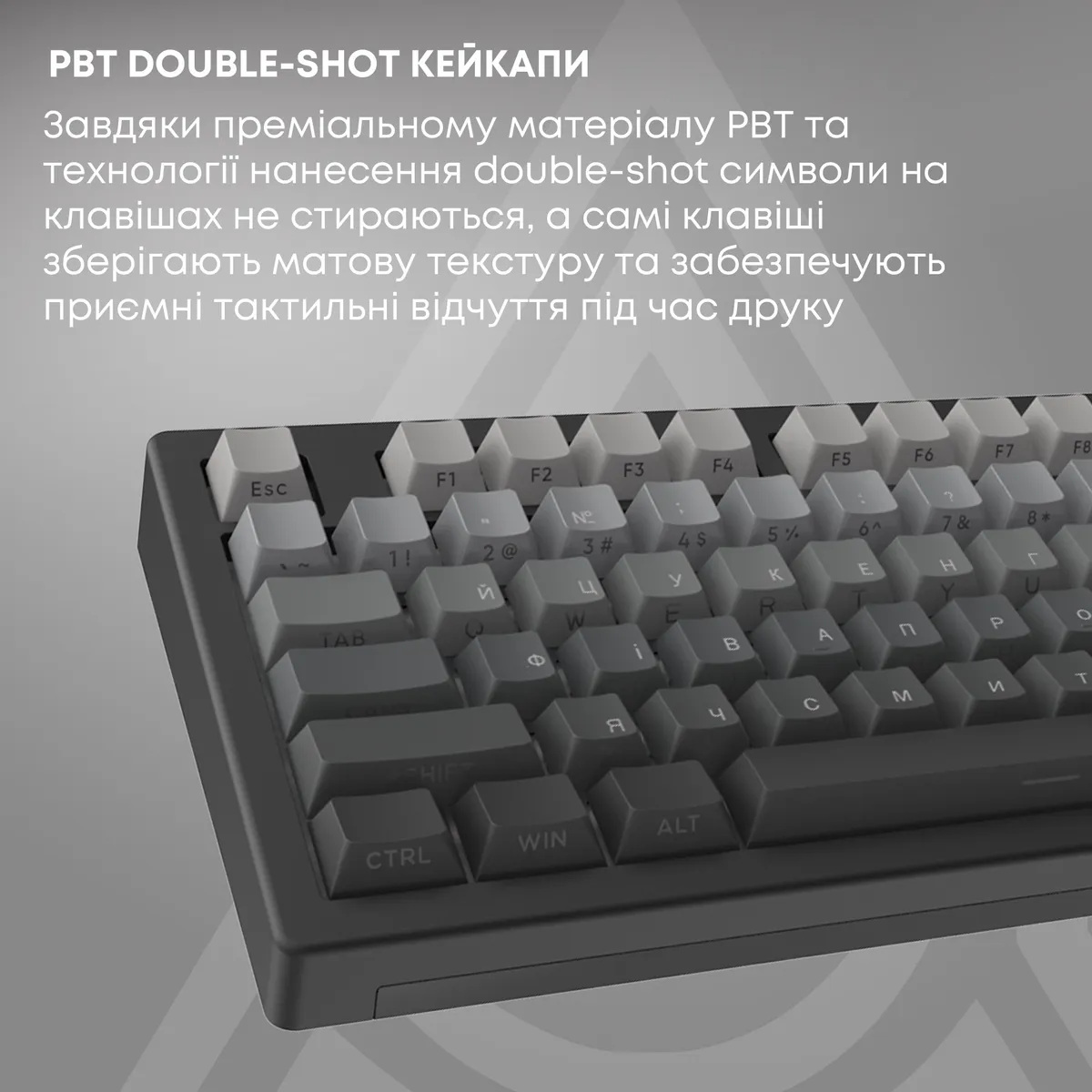 Клавіатура бездротова Ajazz AK820 V2 White Peach Switch Purple/White/Blue (AK820-V2-WP-PWB) - мініатюра 16