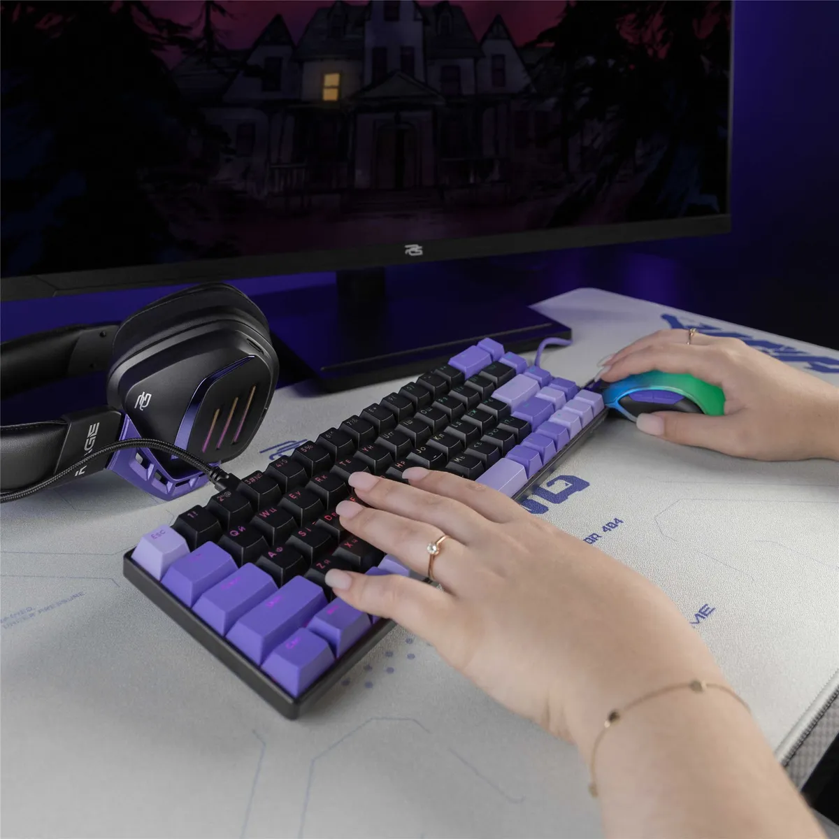 Клавіатура Proove Gaming Cyrex Black/Purple - мініатюра 6