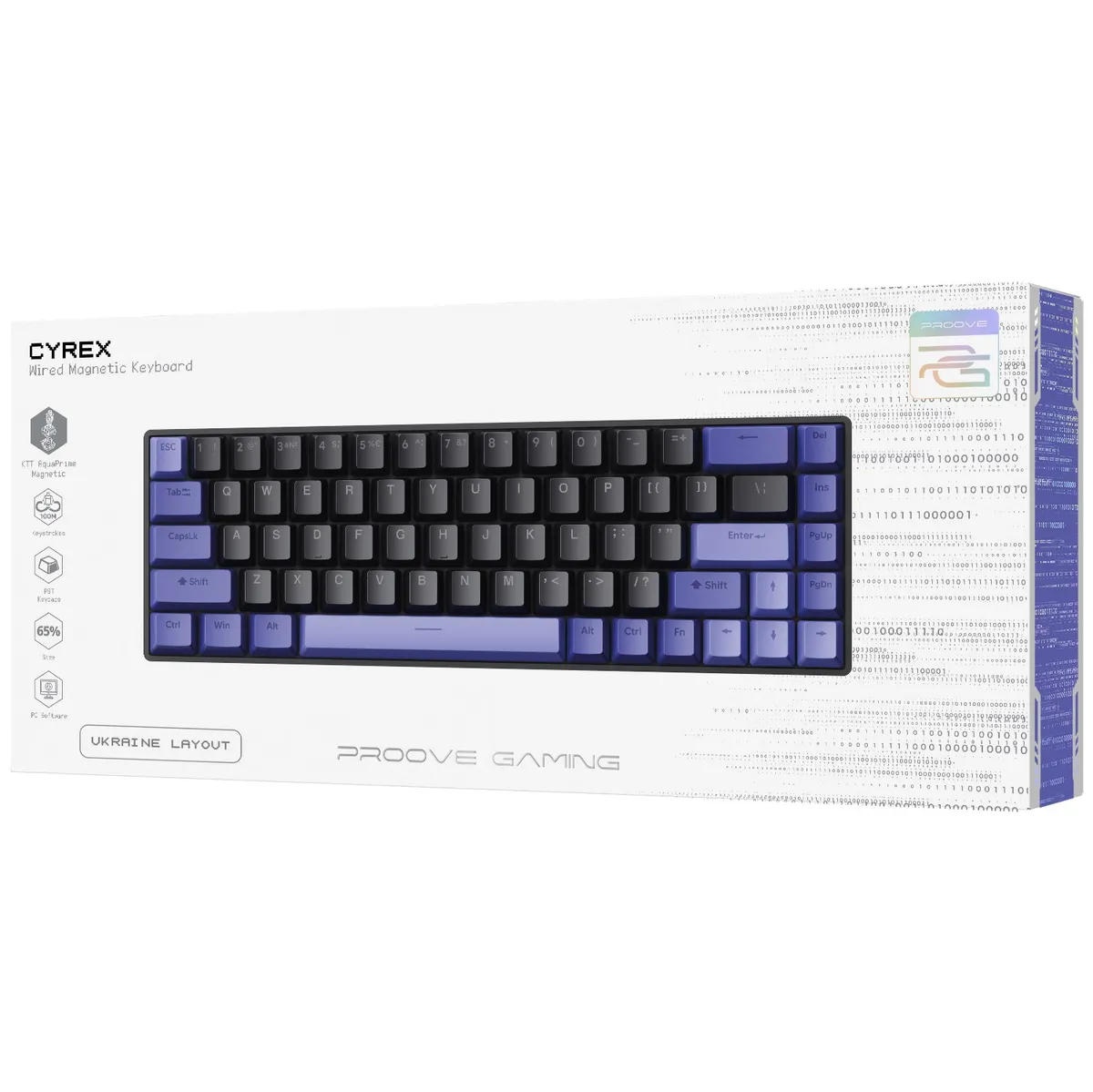Клавіатура Proove Gaming Cyrex Black/Purple - мініатюра 9