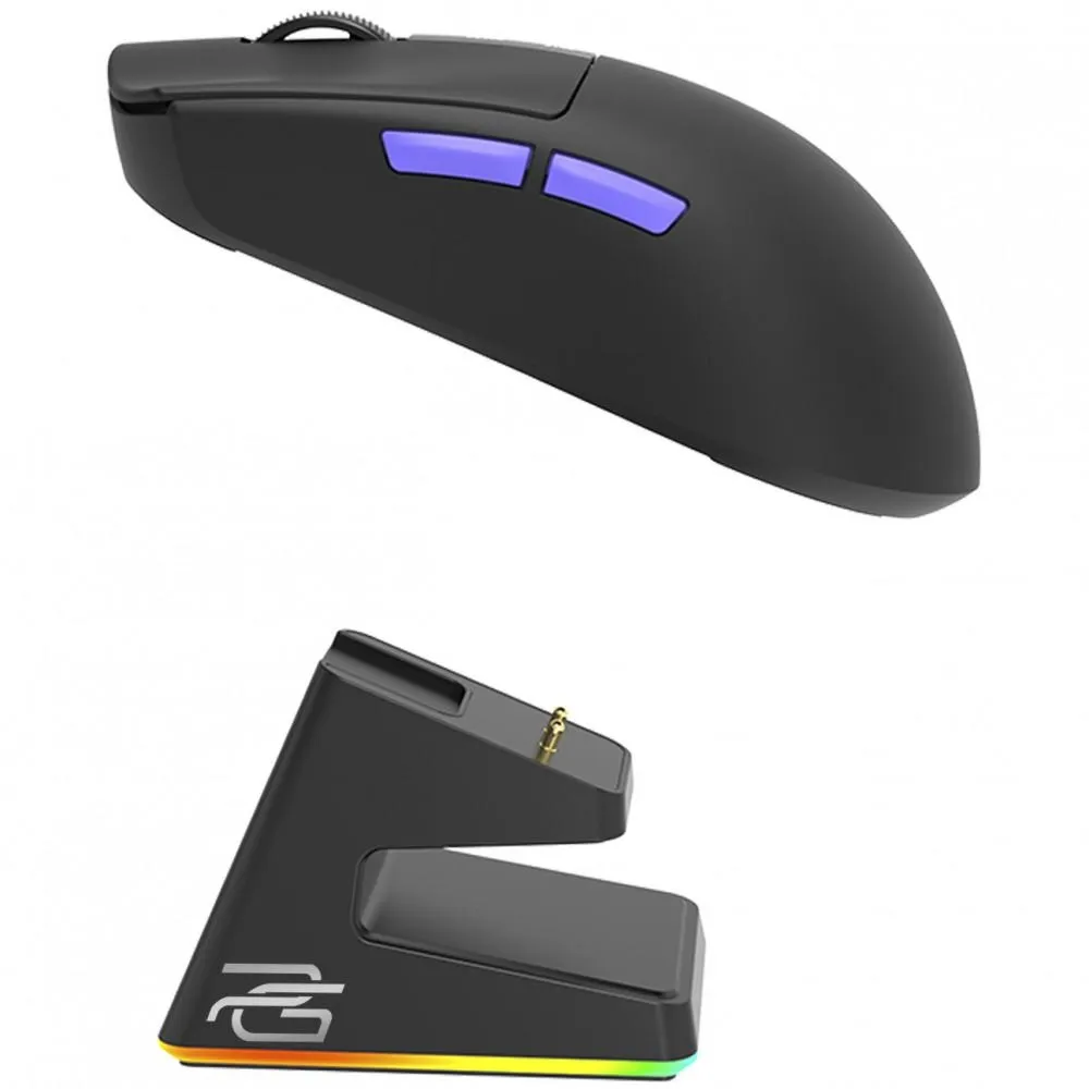 Бездротова ігрова миша Proove Gaming Jester 8K with Charging Dock (black/purple) - мініатюра 4