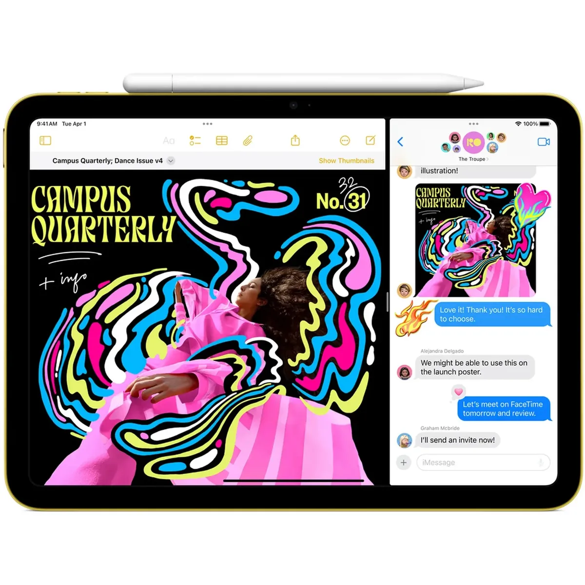 Планшет Apple iPad 11" Wi-Fi 128GB Silver (MD3Y4TY/A) - мініатюра 5