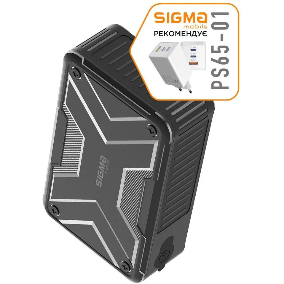 Універсальна мобільна батарея Sigma mobile X-power SI20A11QLX-DC 20000mAh Black - мініатюра 3