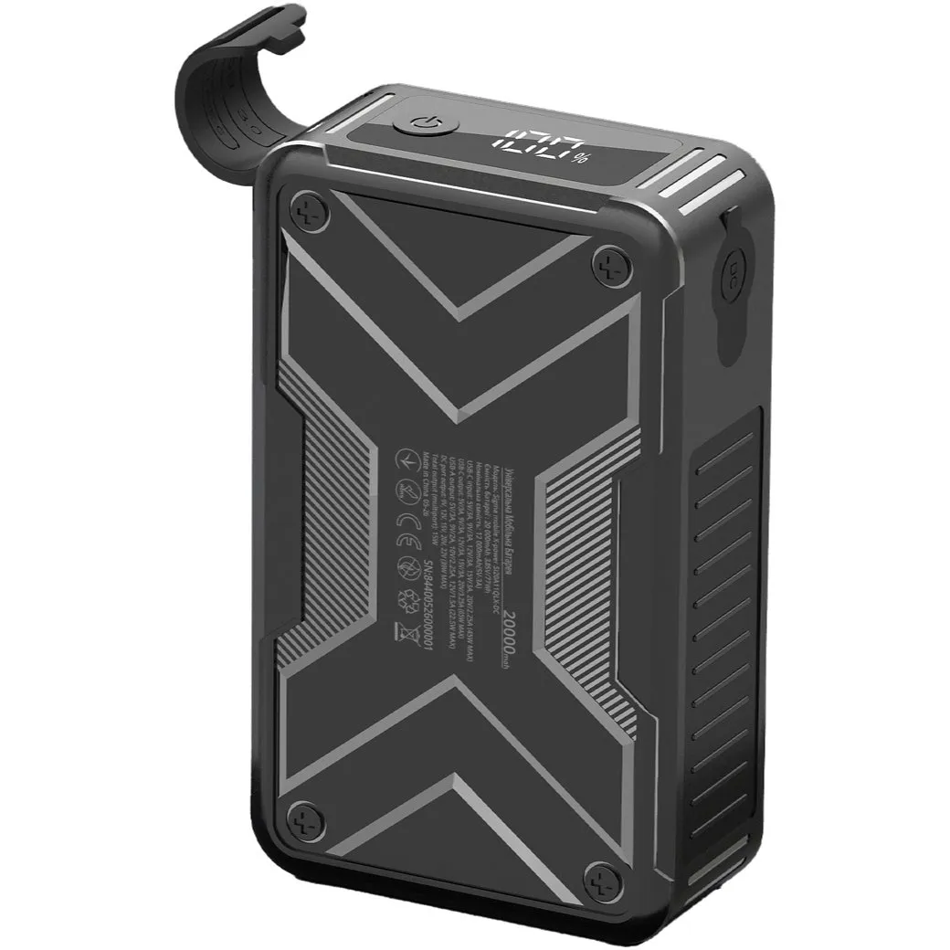 Універсальна мобільна батарея Sigma mobile X-power SI20A11QLX-DC 20000mAh Black - мініатюра 6