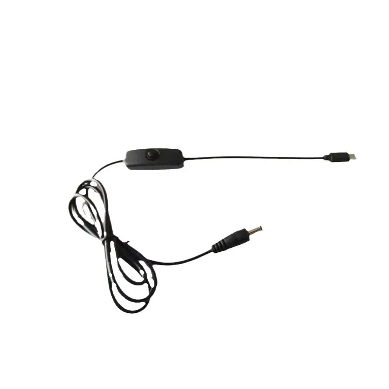 Кабель-тригер PD (USB Type-C) на DC 5.5x2.5 мм, 5–20 В, до 65 Вт, прямий роз'єм, 1.2 м - мініатюра 5