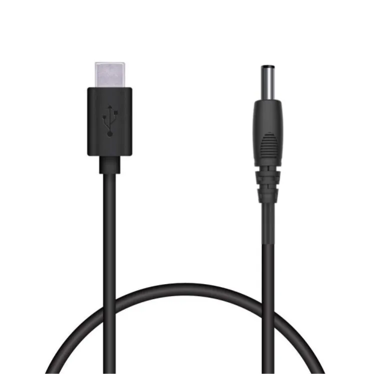 Кабель-тригер PD (USB Type-C) на DC 5.5x2.5 мм, 5–20 В, до 65 Вт, прямий роз'єм, 1.2 м - мініатюра 6