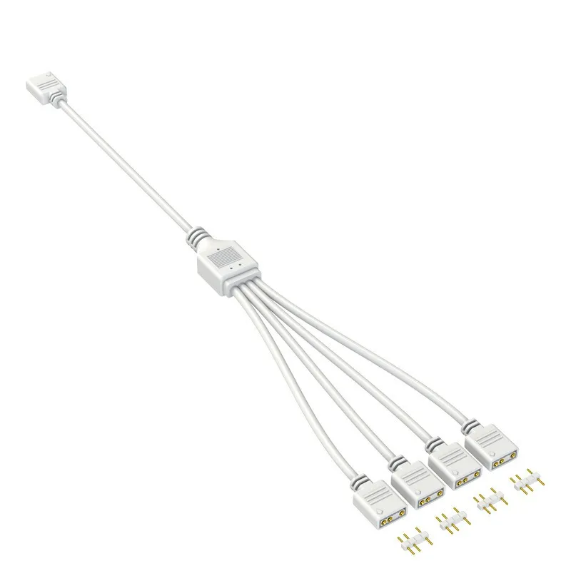 Розгалужувач ARGB 5V 3-pin на 5 виходів, чорний - мініатюра 7