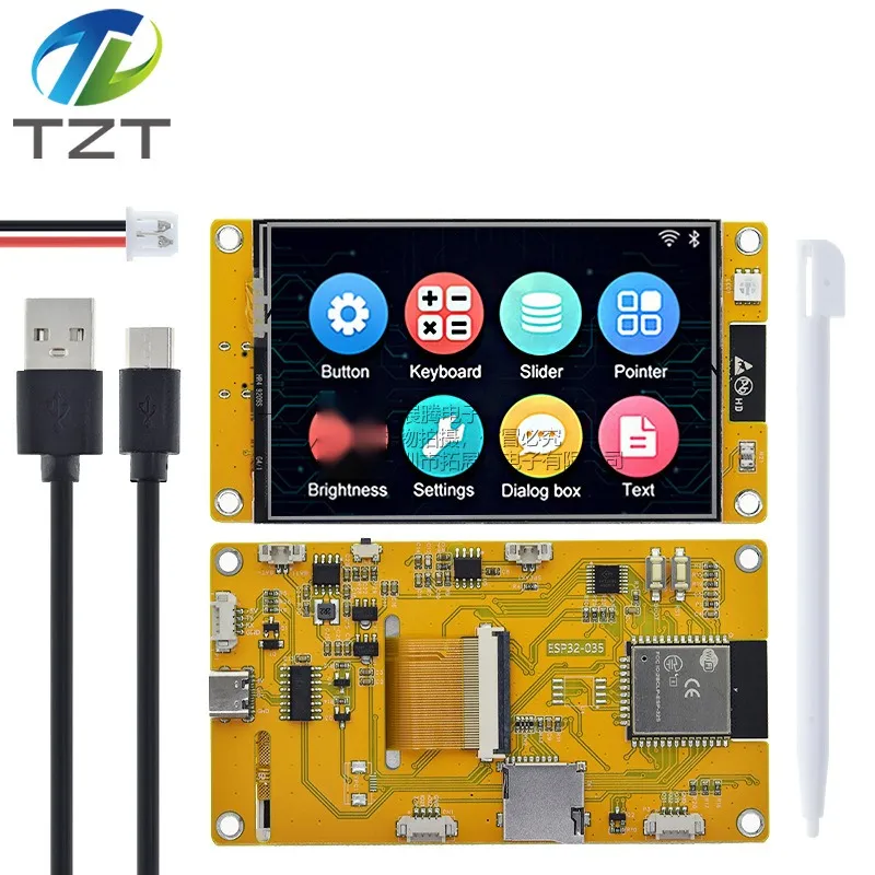 Плата розробника ESP32 із сенсорним LCD-екраном 3.5", Wi-Fi/Bluetooth - зображення 1