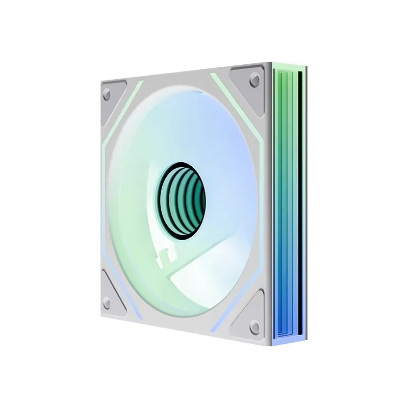 Вентилятор для корпусу Jungle Leopard Prism 4 Ultra 120 мм, ARGB, PWM, у коробці, реверсивні лопаті - мініатюра 5