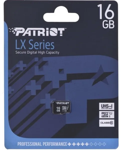 Карта пам`ятi MicroSDHC 16GB UHS-I Class 10 Patriot LX (PSF16GMDC10) - мініатюра 4