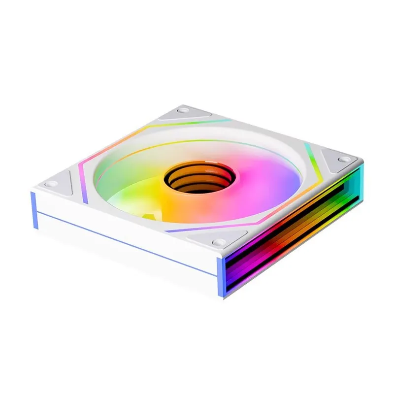 Вентилятор для корпусу Jungle Leopard Prism 4 Ultra 120 мм, ARGB, PWM, у коробці, стандартні лопаті - мініатюра 3
