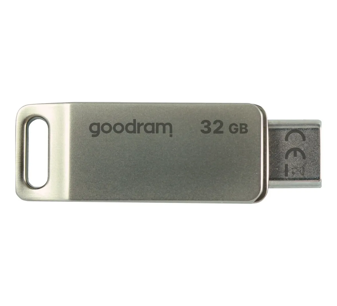 Флеш-накопичувач USB3.2 32GB OTG Type-C Goodram ODA3 Silver (ODA3-0320S0R11) - мініатюра 2