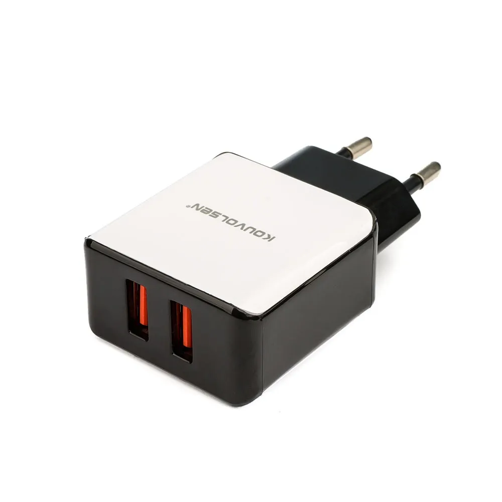 Зарядний пристрій Atcom DT-T01 (2USB, 2.4А) White (20101) - мініатюра 2