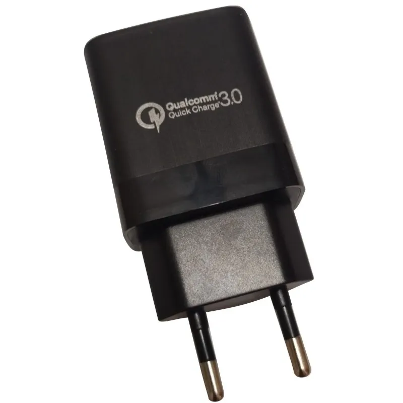 Зарядний пристрій Atcom CX-18 (1USB, 3А) QC3.0 Black (20303) - мініатюра 2