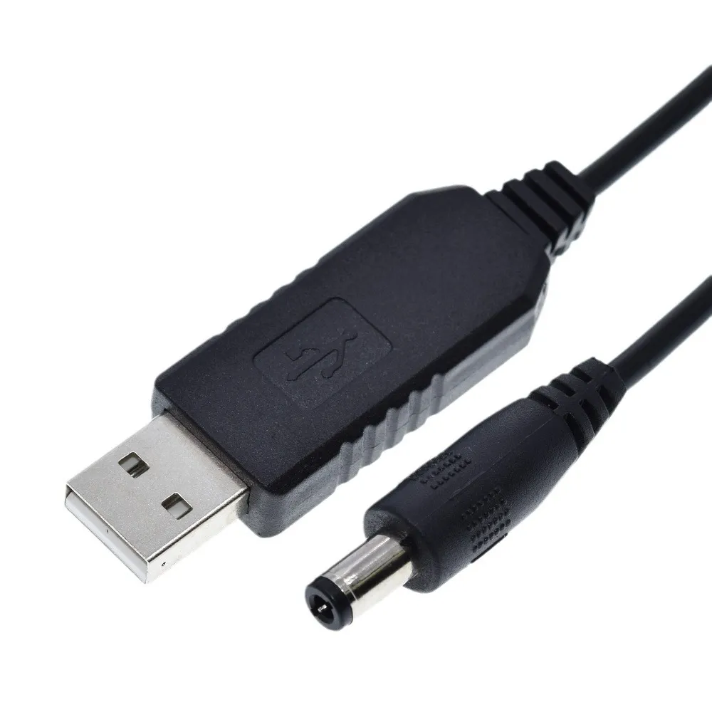 Кабель живлення USB на DC 5.5x2.1 мм з підвищенням з 5 до 9 В, 1 м - мініатюра 2