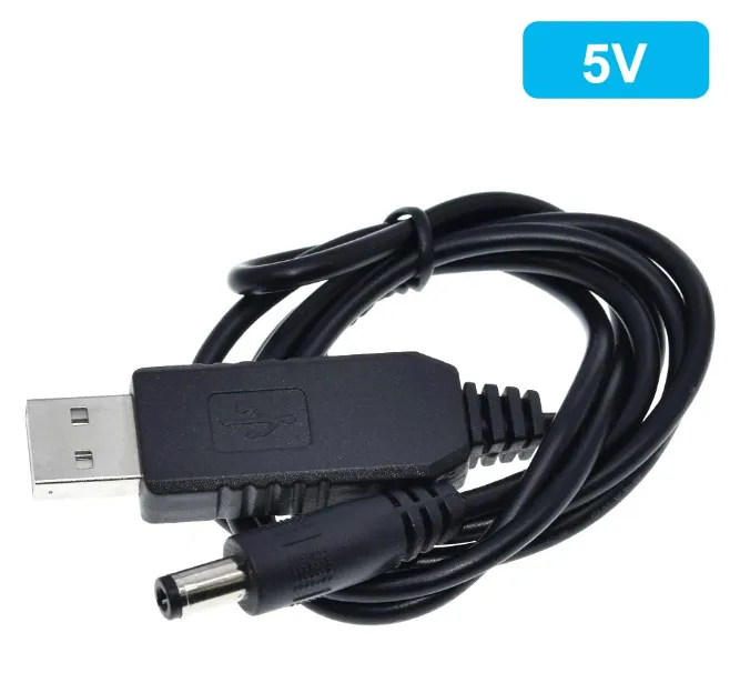 Кабель живлення USB на DC 5.5x2.1 мм з підвищенням з 5 до 9 В, 1 м - мініатюра 3