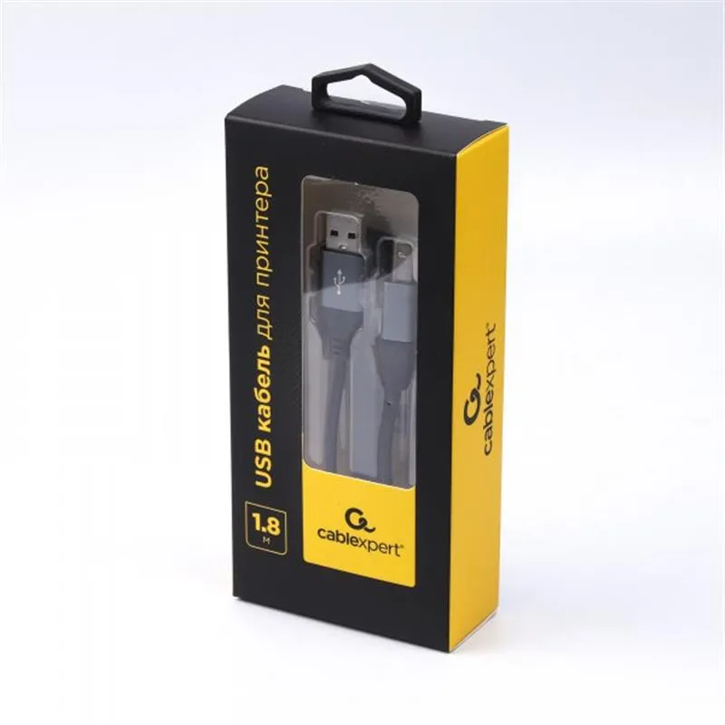 Кабель Cablexpert USB - USB Type-B (M/M), 1.8 м, преміум, Black (CCBP-USB2-AMBM-6) - мініатюра 3