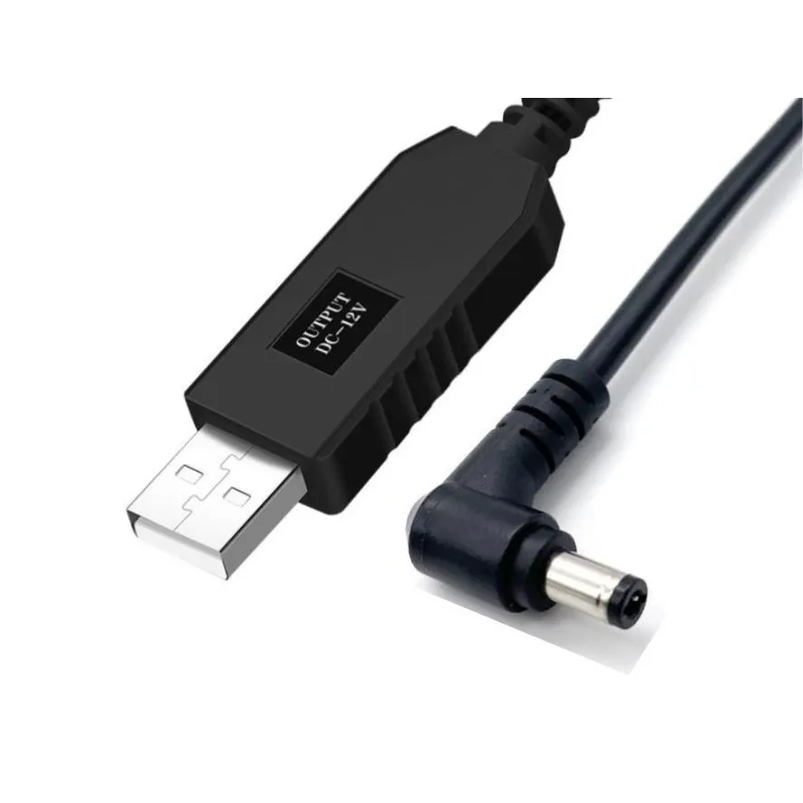 Кабель живлення USB на DC з підвищенням з 5 до 12 В, 1 А, 1 м, прямий роз'єм, DC 4.0x1.7 мм - мініатюра 6