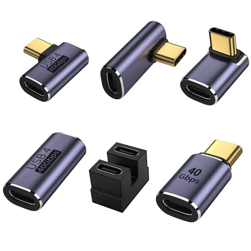 Перехідник USB4 Type-C мама – мама, прямий, 40 Гбіт/с, PD 100 Вт - мініатюра 2