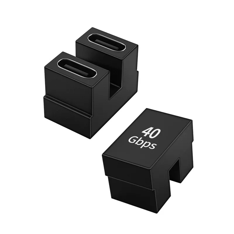 Перехідник USB4 Type-C мама – мама, прямий, 40 Гбіт/с, PD 100 Вт - мініатюра 6