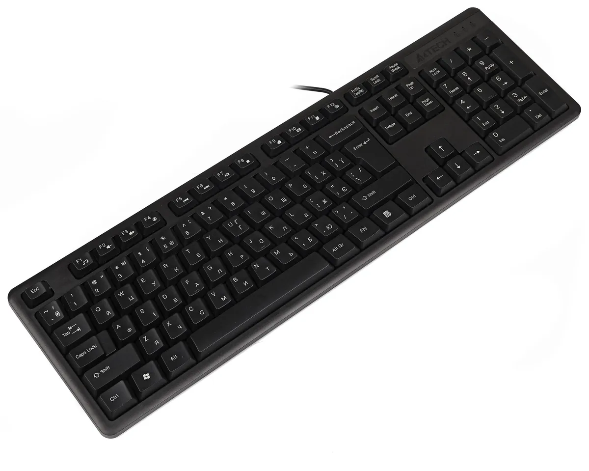 Клавіатура A4Tech KK-3 Black - мініатюра 9