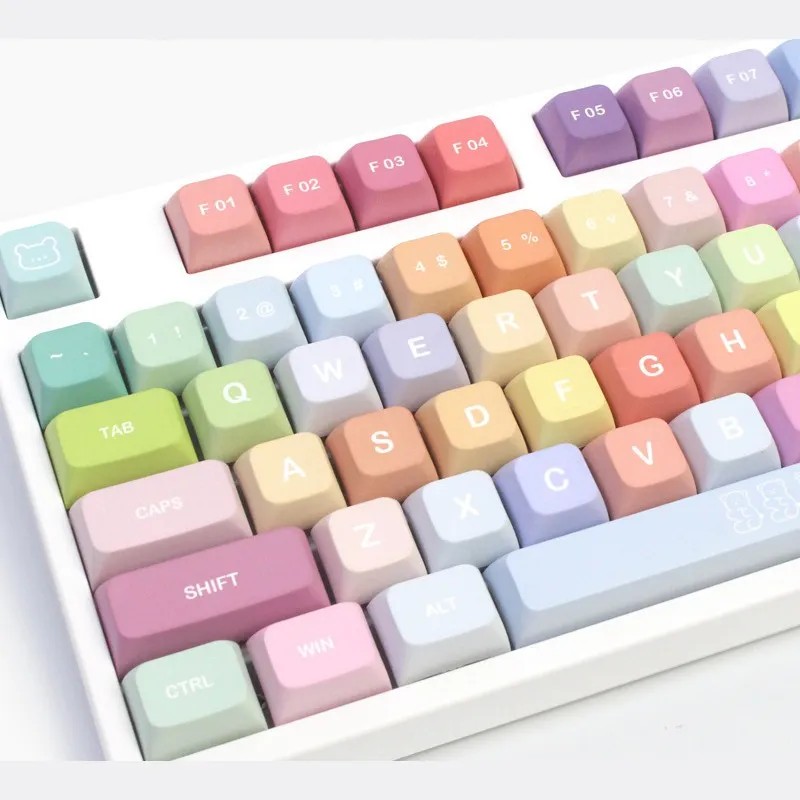 Набір кейкапів PBT XDA «Мармеладні ведмедики», термосублімація, ENG/RU - мініатюра 2