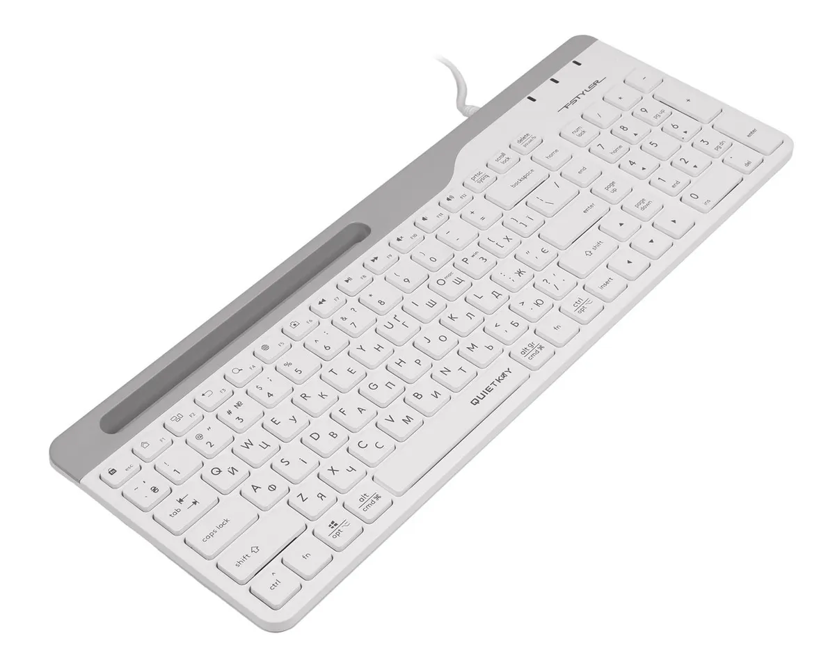 Клавіатура A4Tech Fstyler Ukr FK25 White - мініатюра 7