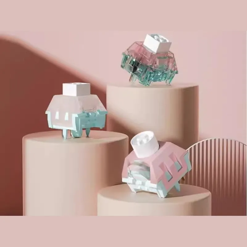 Світч Kailh BOX Marshmallow для механічної клавіатури, тактильний, зі світловодом, 38 г, 1 шт - мініатюра 3