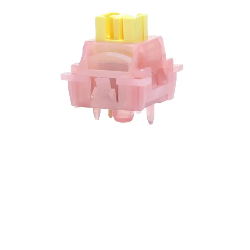 Світч Outemu Peach V3 для механічної клавіатури, лінійний, 5-pin, тихий, зі світловодом, 1 шт - мініатюра 3