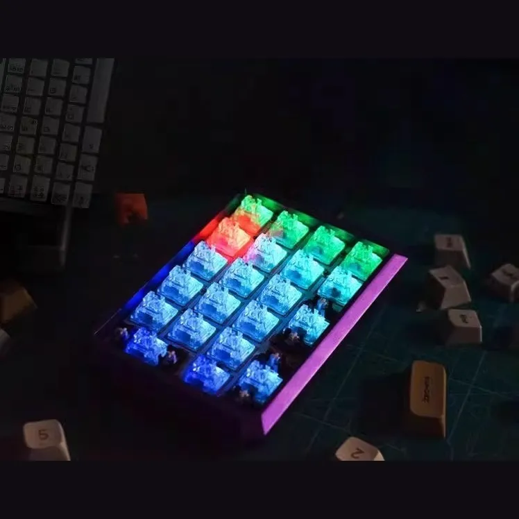Світч TTC Ice Silent V2 для механічної клавіатури, тихий лінійний, 3-pin, зі світловодом, 1 шт - мініатюра 2