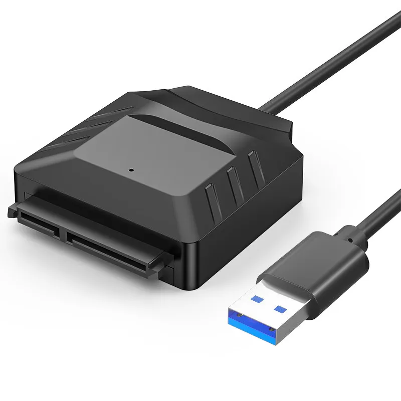 Адаптер SATA на USB 3.0 для HDD/SSD 2.5" і 3.5" Y-01, кабель 2xUSB-A, з БЖ 12 В 2 А - мініатюра 4